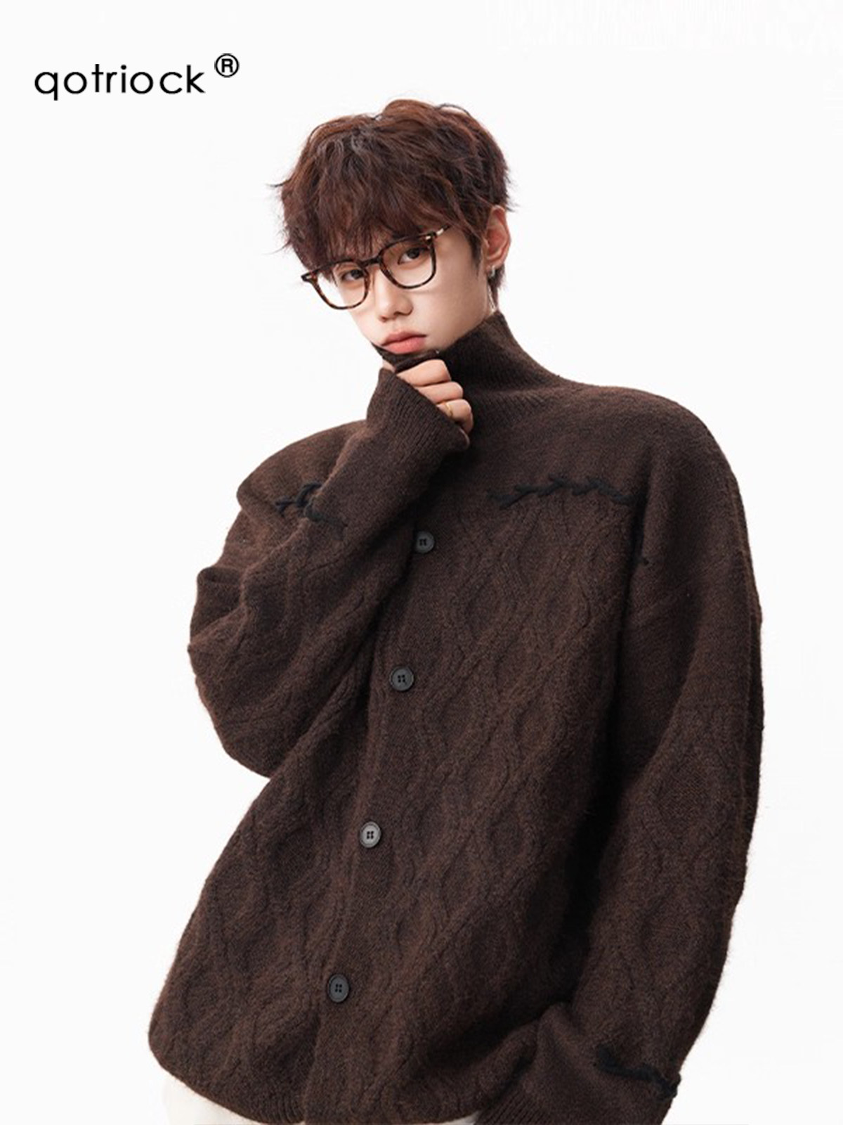 Street Fashion Logo Design - Fur Collar Pullovers Boys Mens Embroidered