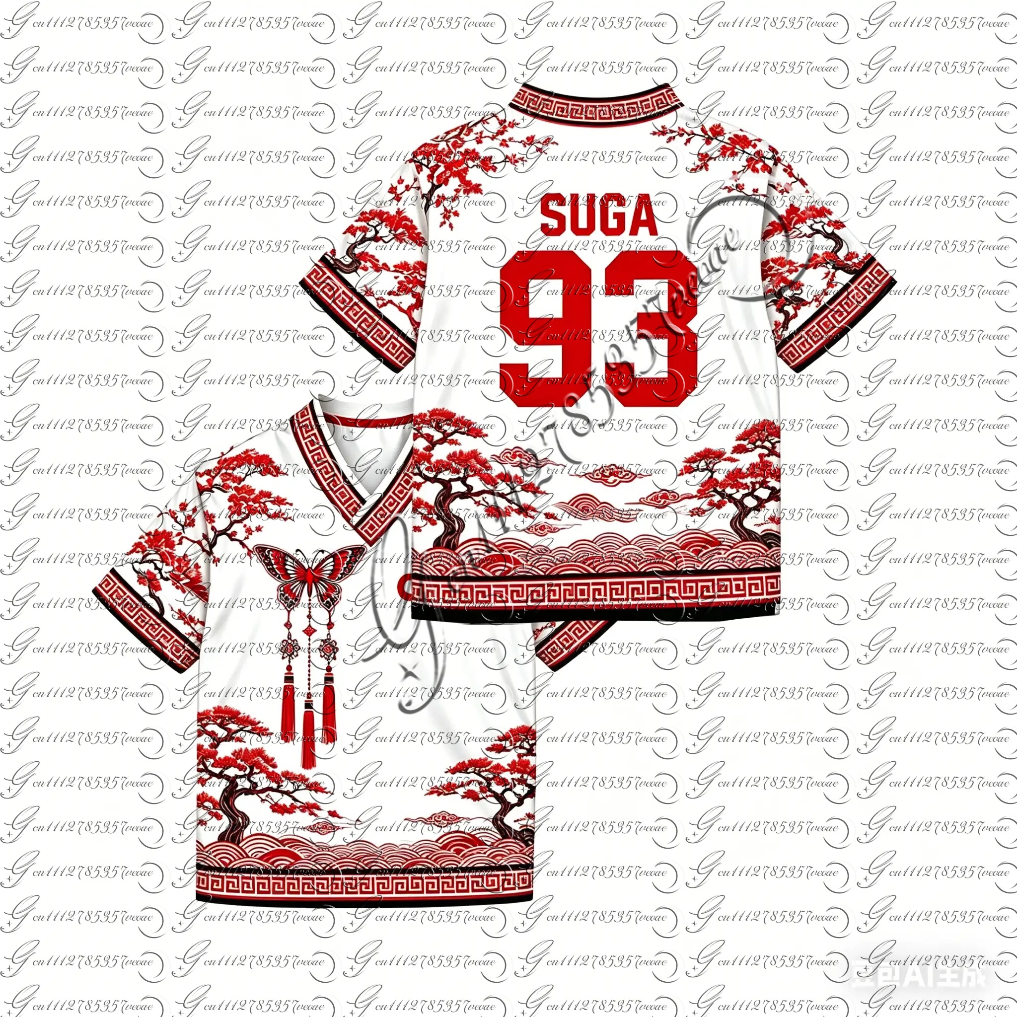 Street Fashion Kpop - Unisex 2026 Kpop SUGA 93 Chinese
