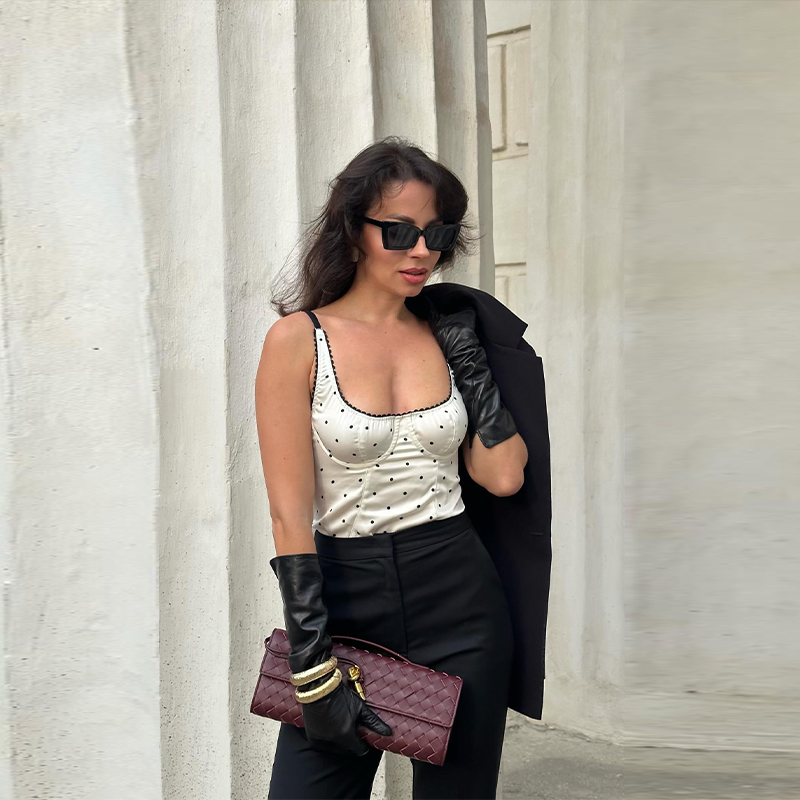 Street Fashion England - Chic New Strap Sleeveless Dot Bodycon