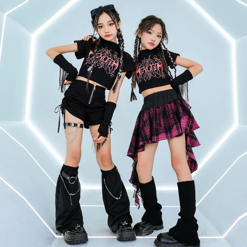 Street Fashion Kpop - Fashion Girls Kpop Jazz Dance Costume