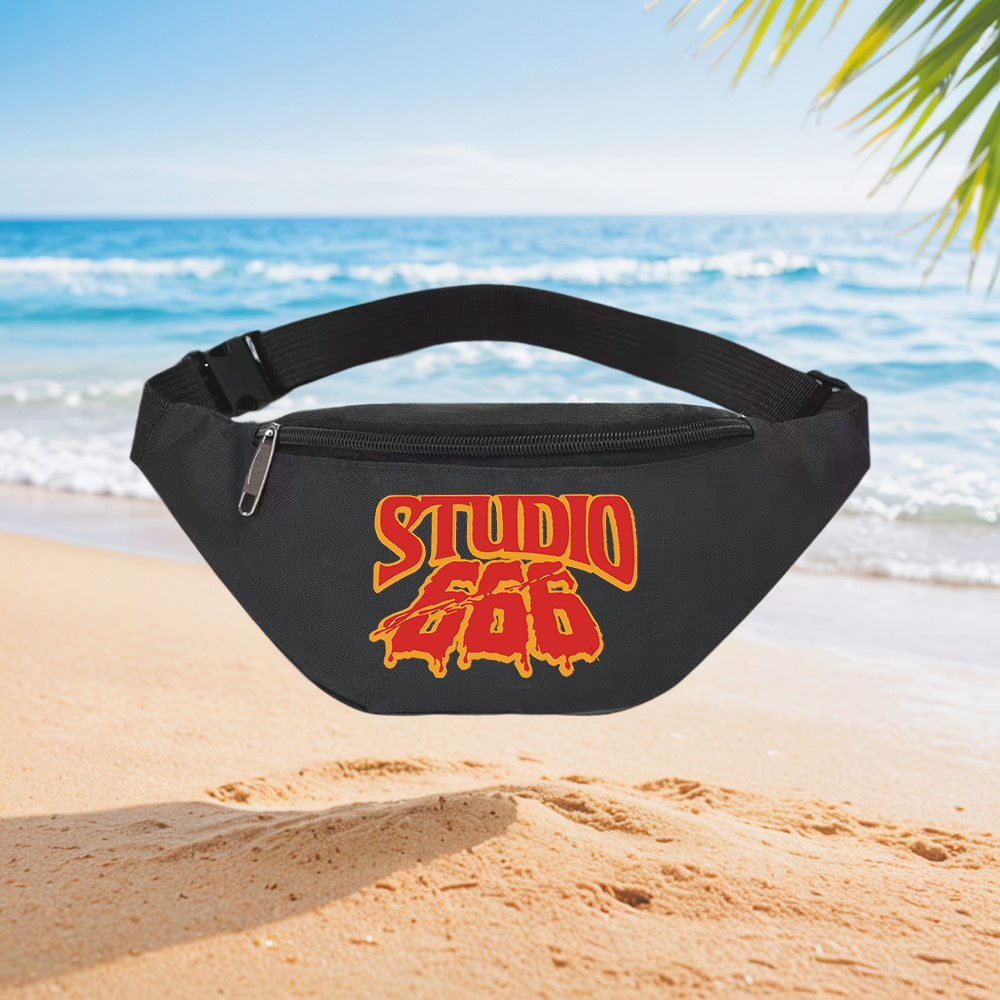 Street Fashion Logo Design - Studio 666 Logo Design Waist Backpack