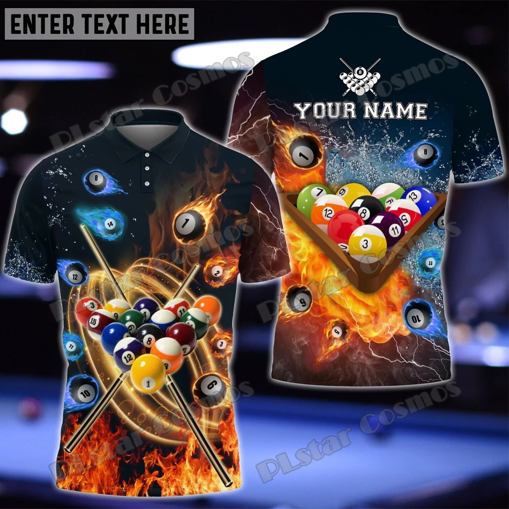 Street Fashion Name - Rainbow Billiard Pool Thunder Personalized Name