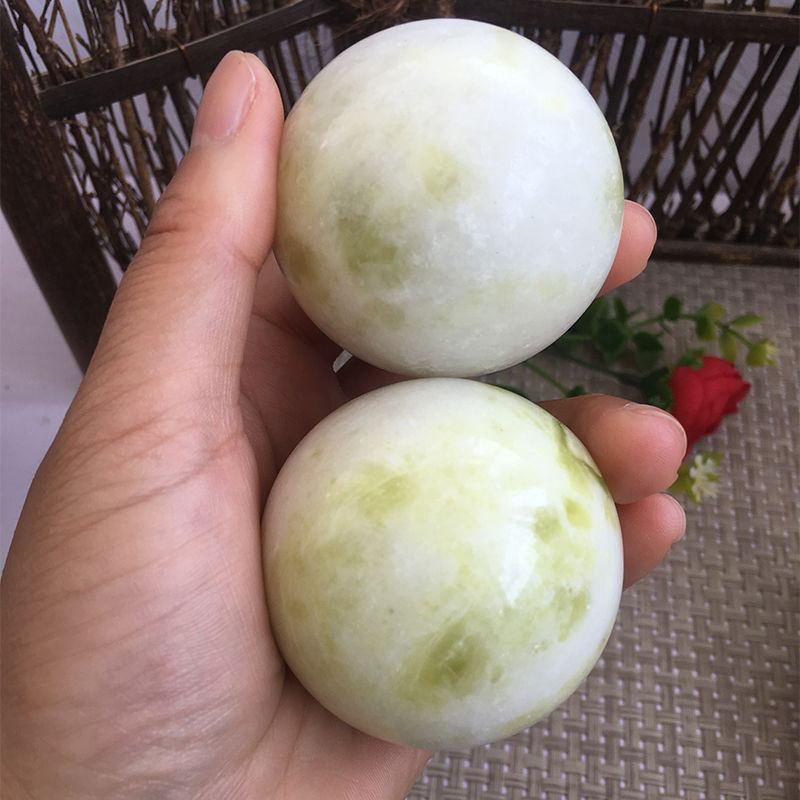 Street Fashion Vendors - Natural blue field jade handball wholesale,