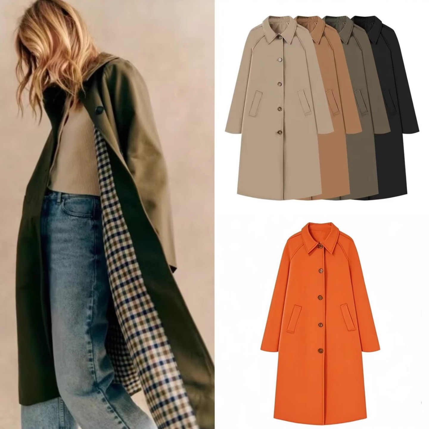 Women's Fashion Long Trench Co – обзор и цена Street Fashion England