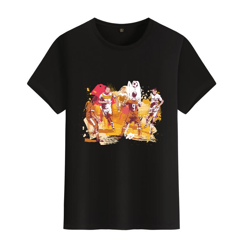 Men's Black Round-Neck Short-S – обзор и цена Street Fashion Theme