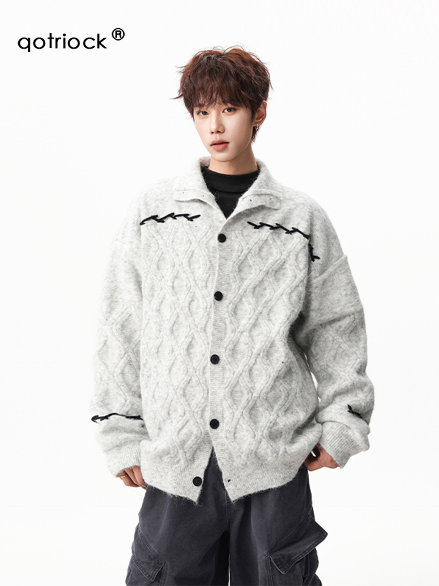 Fur Collar Pullovers Boys	 Men – обзор и цена Street Fashion Logo Design