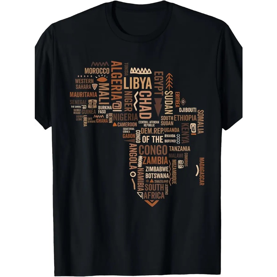 Africa Map Countries Black His – обзор и цена Street Fashion History