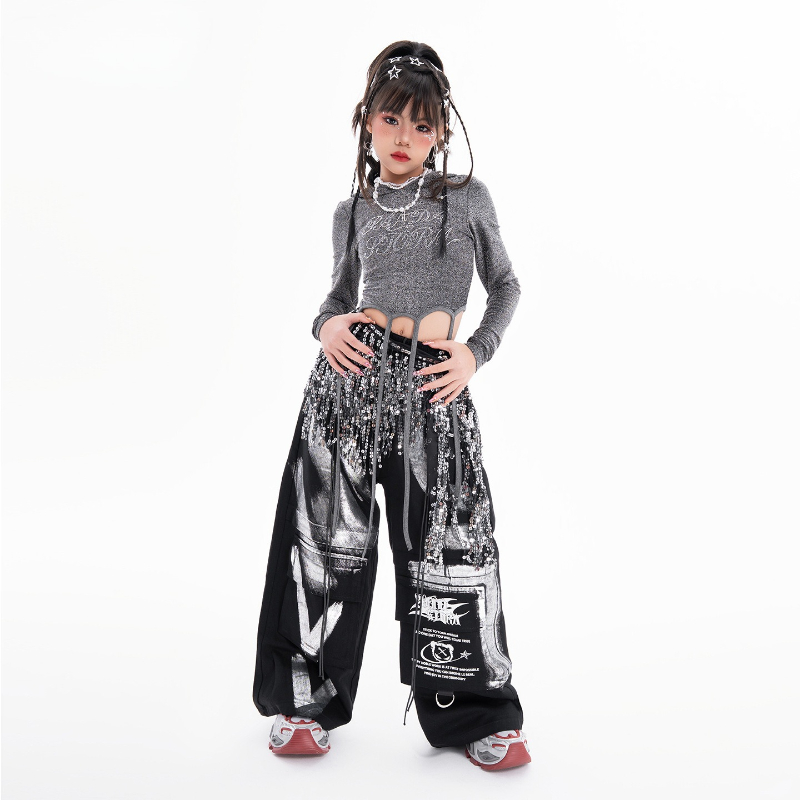 Girls Hip Hop Dance Clothing S – обзор и цена Street Fashion Kpop