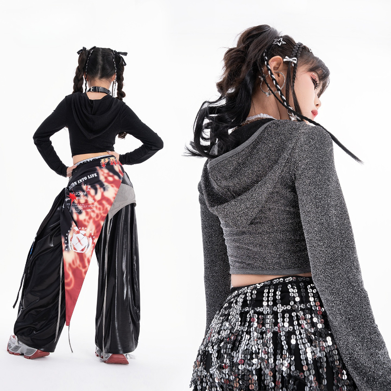 Girls Hip Hop Dance Clothing S – обзор и цена Street Fashion Kpop