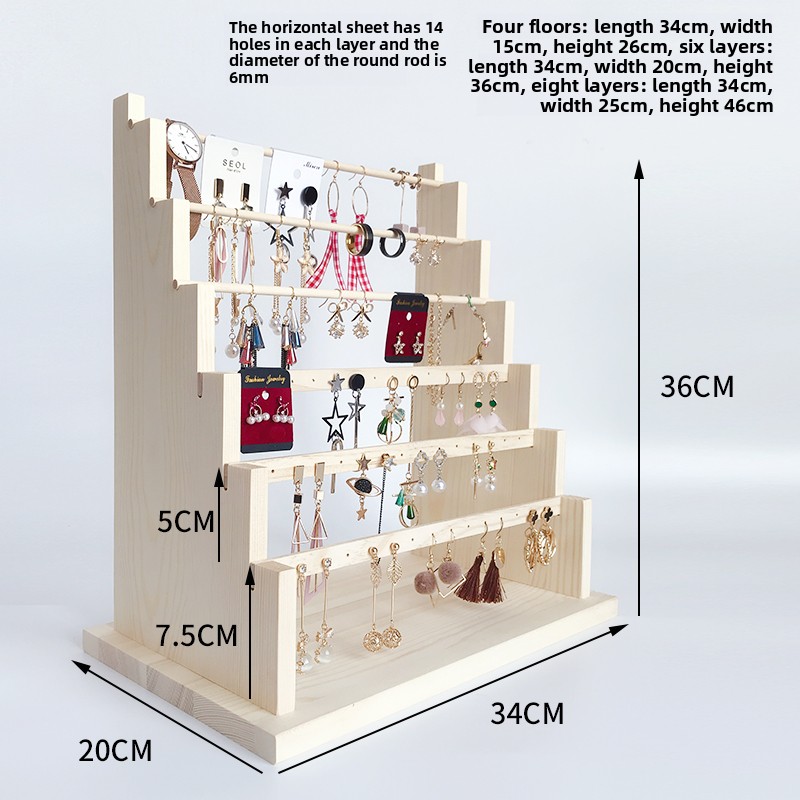  Wood Earring Display Stand De – обзор и цена Street Fashion Vendors