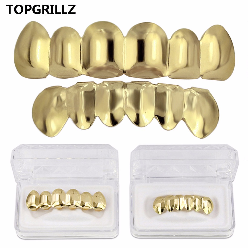 TOPGRILLZ Glossy Gold Silver P – обзор и цена Street Fashion Jewelry
