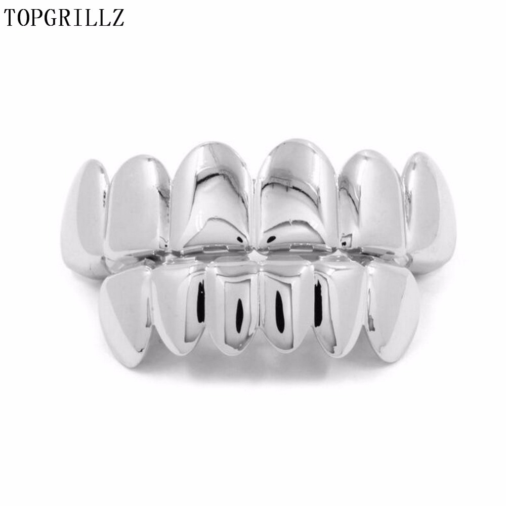 TOPGRILLZ Glossy Gold Silver P – обзор и цена Street Fashion Jewelry