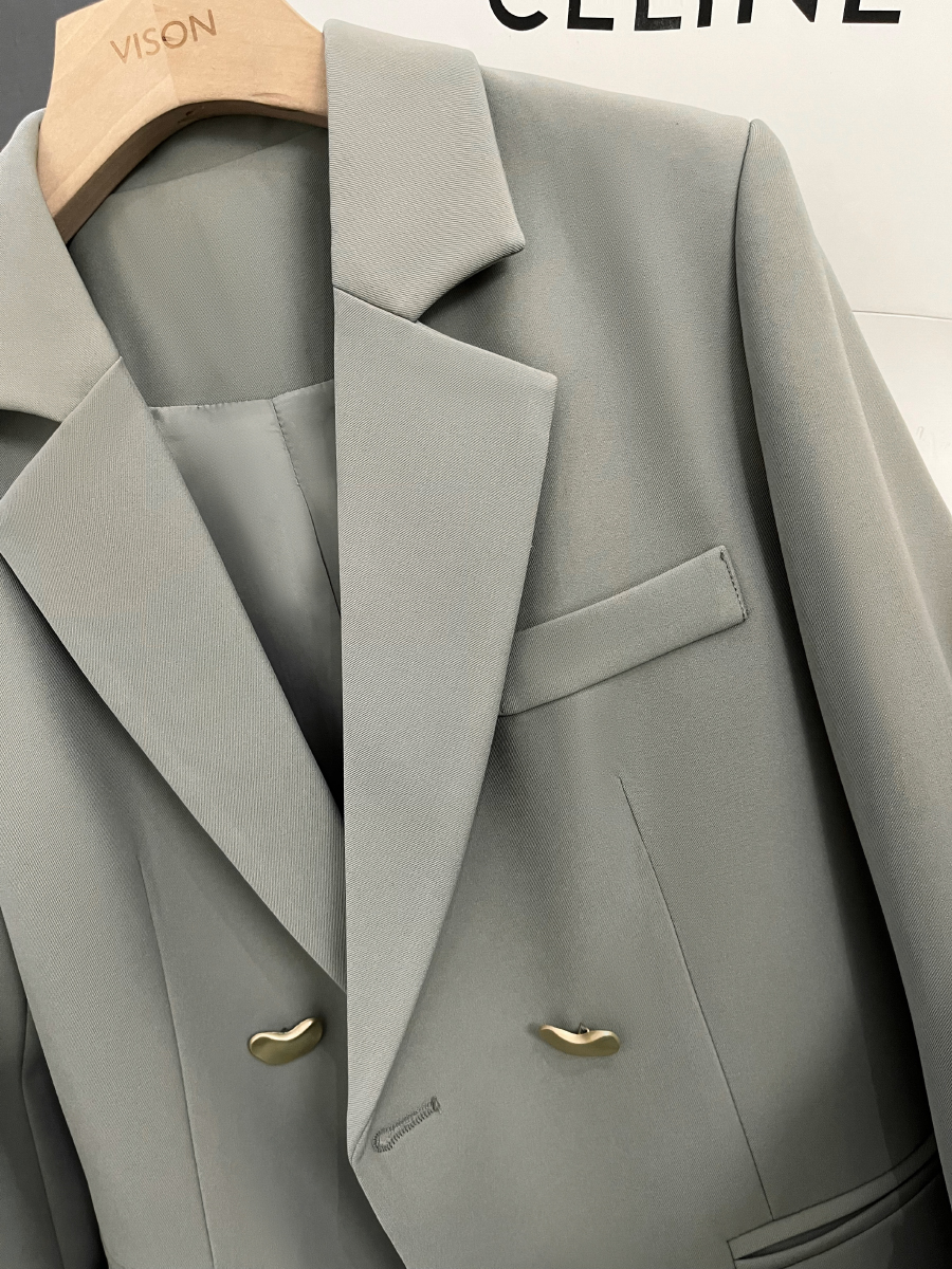 Casual Chic Grey Blazer Women  – обзор и цена Street Fashion England