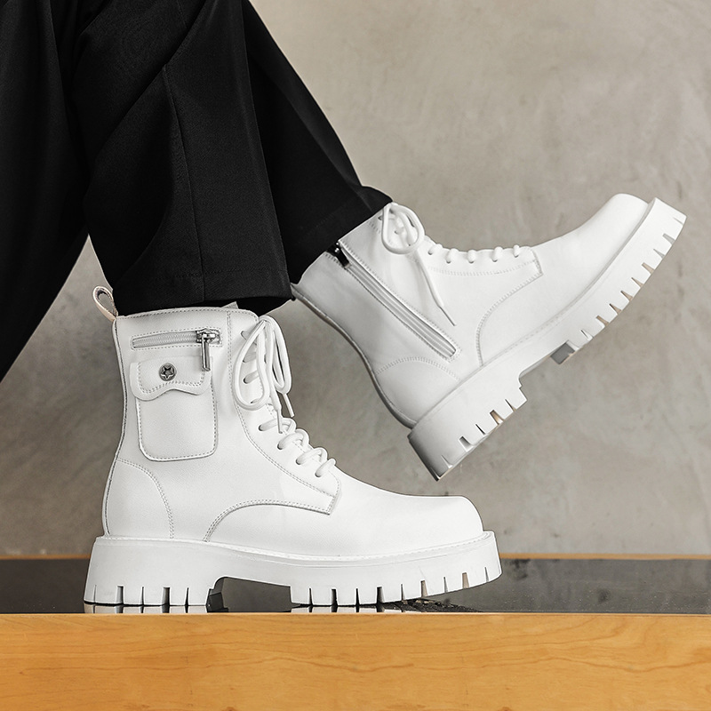 2025 Trend Men Boots Sneakers  – обзор и цена Street Fashion Punk