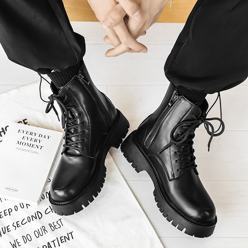 2025 Trend Men Boots Sneakers  – обзор и цена Street Fashion Punk