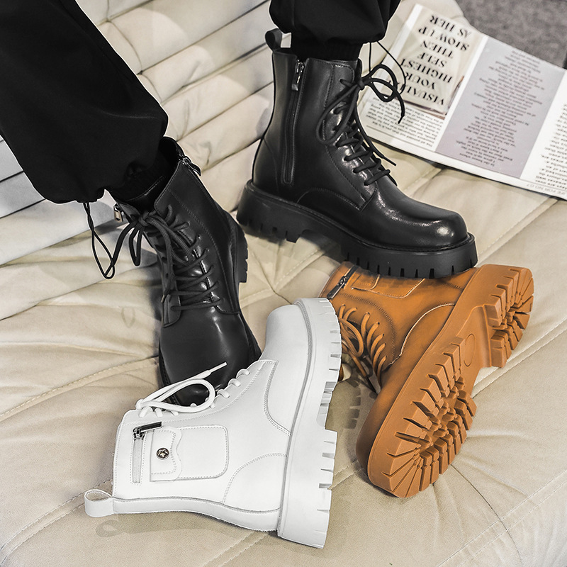 2025 Trend Men Boots Sneakers  – обзор и цена Street Fashion Punk