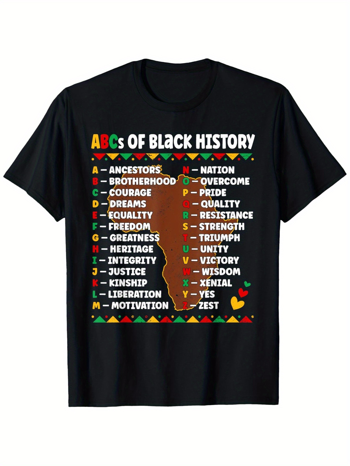 ABCs of Black History Month Te – обзор и цена Street Fashion History