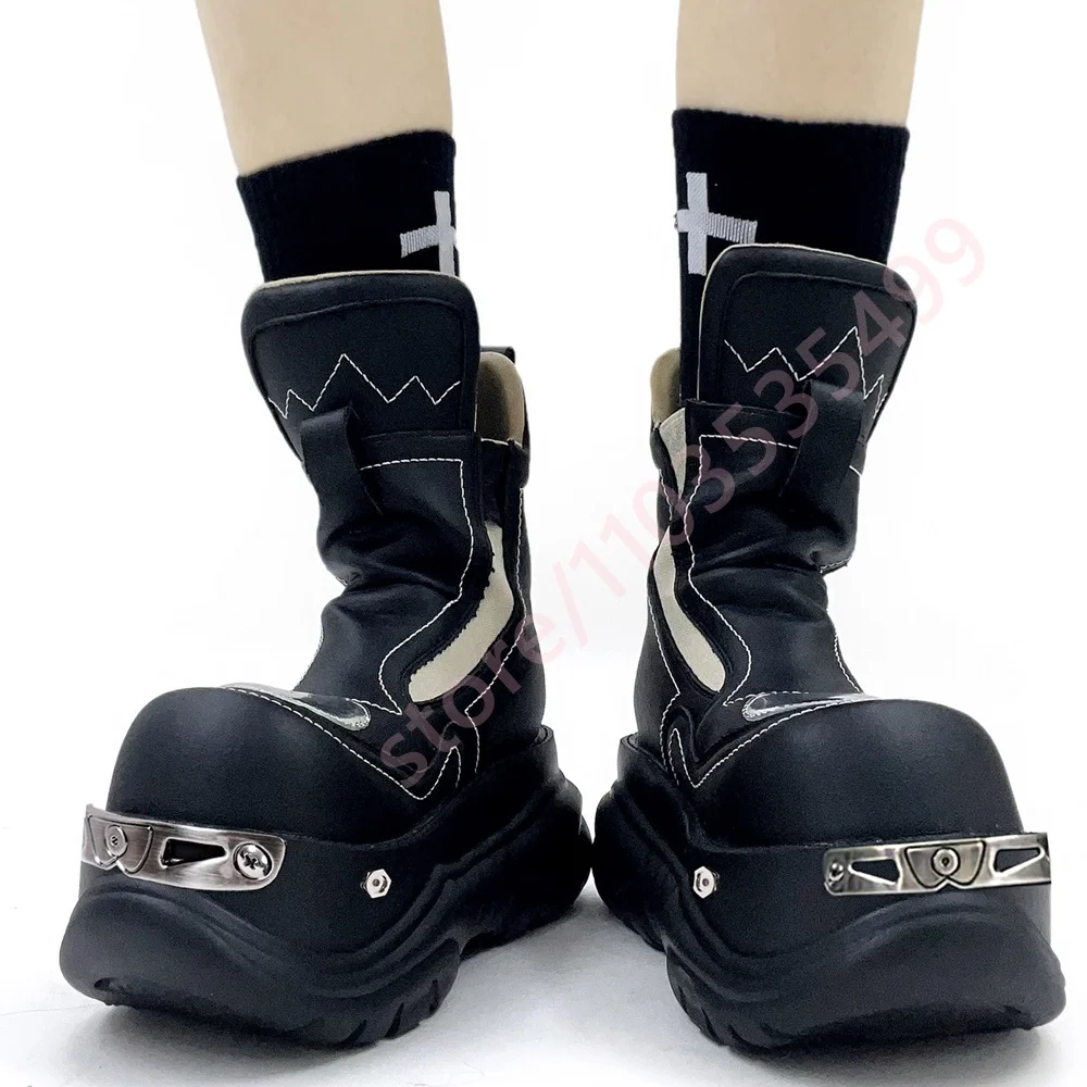 2026 Punk Platform Round Toe M – обзор и цена Street Fashion Punk