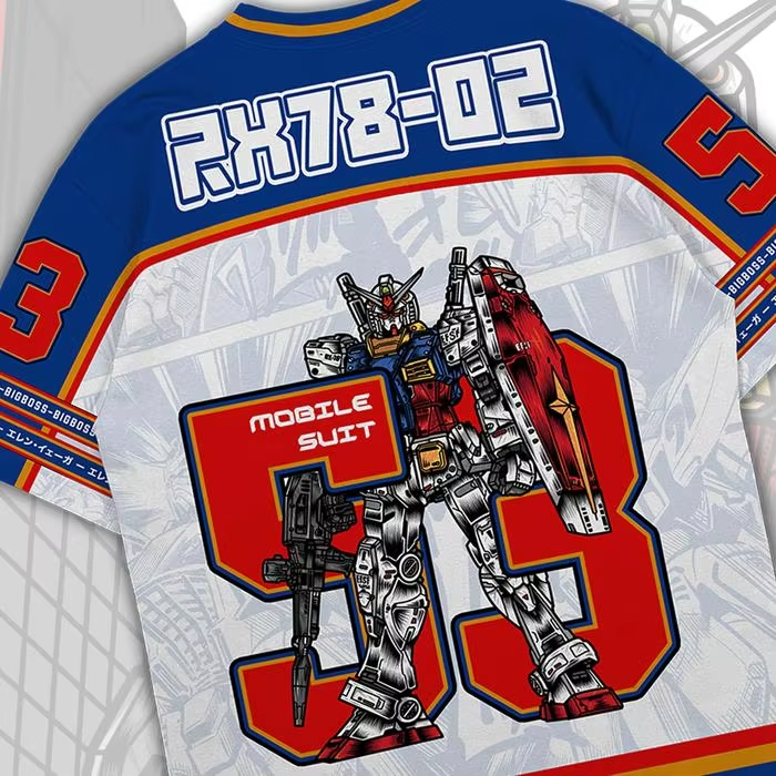 Gundam RX78 Anime Mecha Y2k Ko – обзор и цена Street Fashion Kpop
