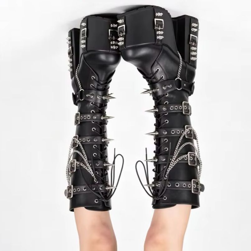 Punk-Style Platform Motorcycle – обзор и цена Street Fashion Punk