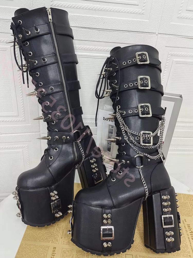Punk-Style Platform Motorcycle – обзор и цена Street Fashion Punk