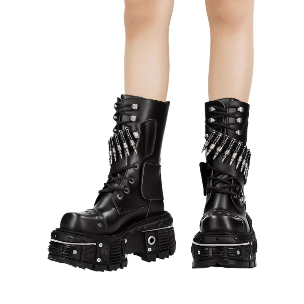 Fashion New Thick Sole Rivet B – обзор и цена Street Fashion Punk