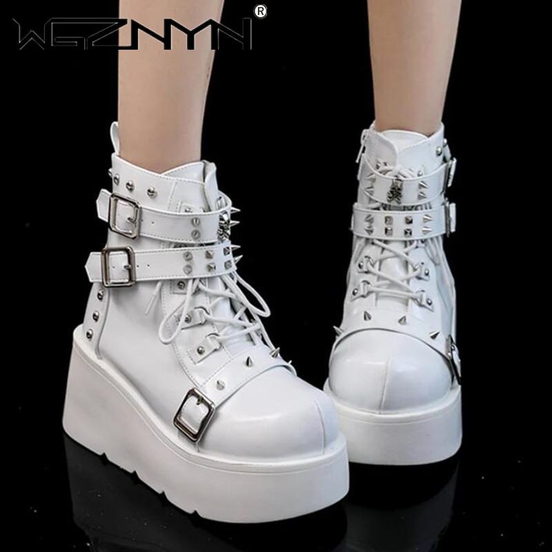 NEW Ladies Wedges High Heels B – обзор и цена Street Fashion Punk