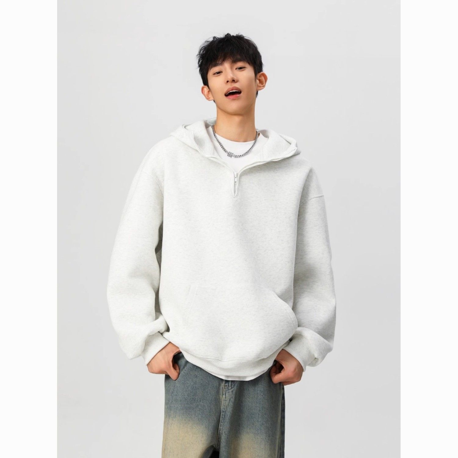 Mens With Hat Hoodies Man Zip  – обзор и цена Street Fashion History