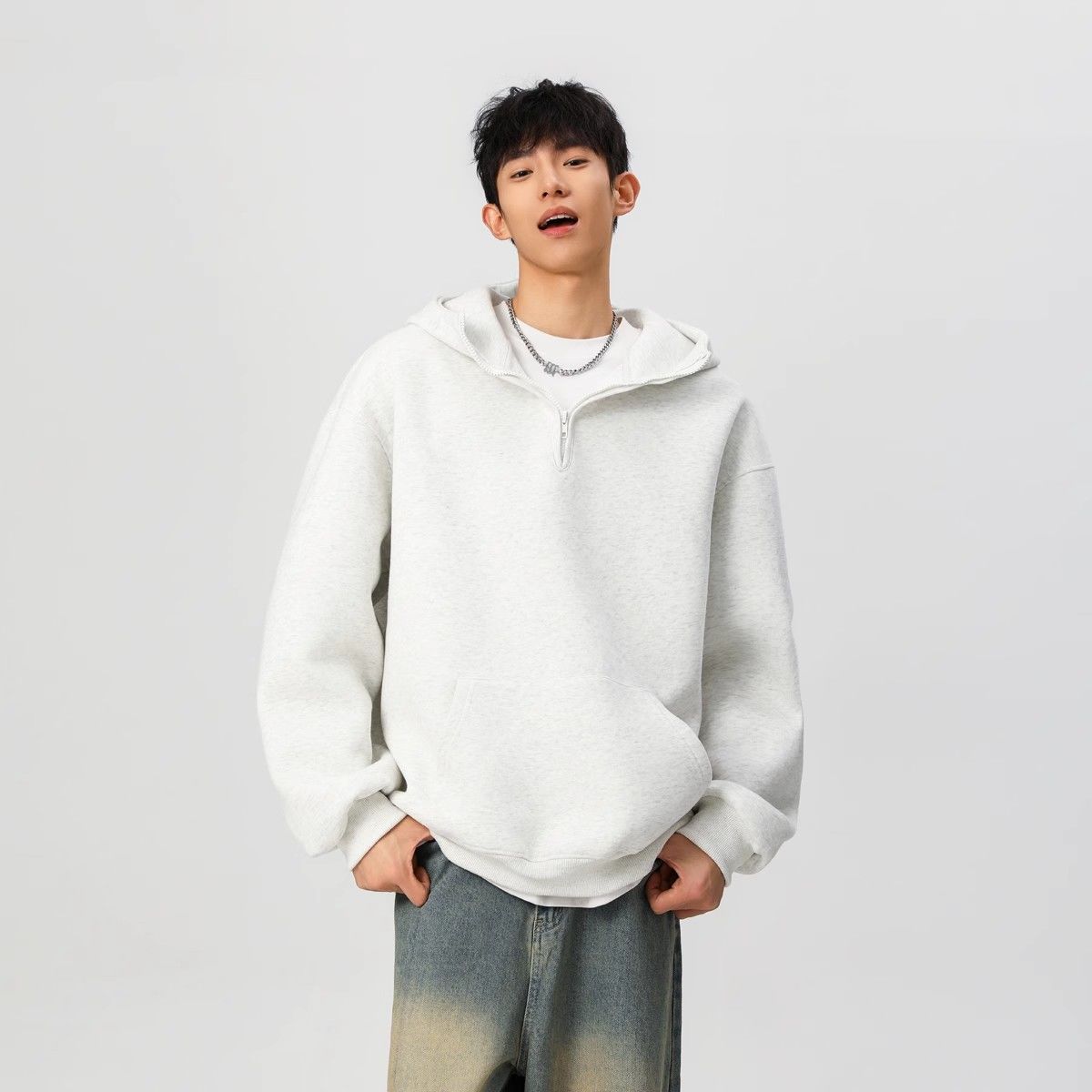 Mens With Hat Hoodies Man Zip  – обзор и цена Street Fashion History