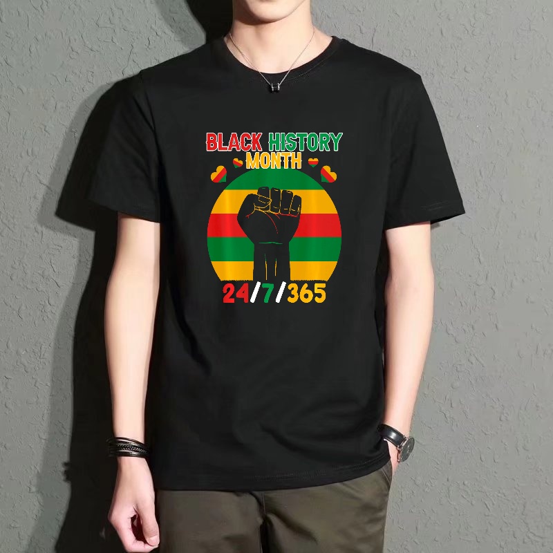 Men's Black Crew Neck Short-Sl – обзор и цена Street Fashion History