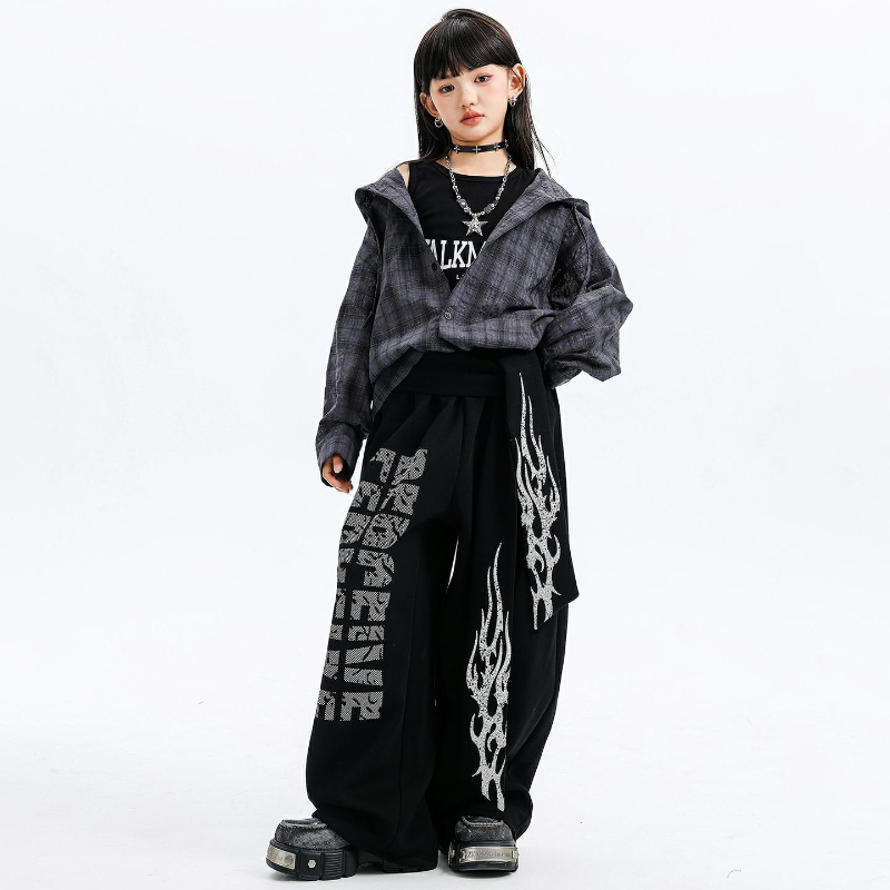 Girls Jazz Dance Costumes Hood – обзор и цена Street Fashion Kpop