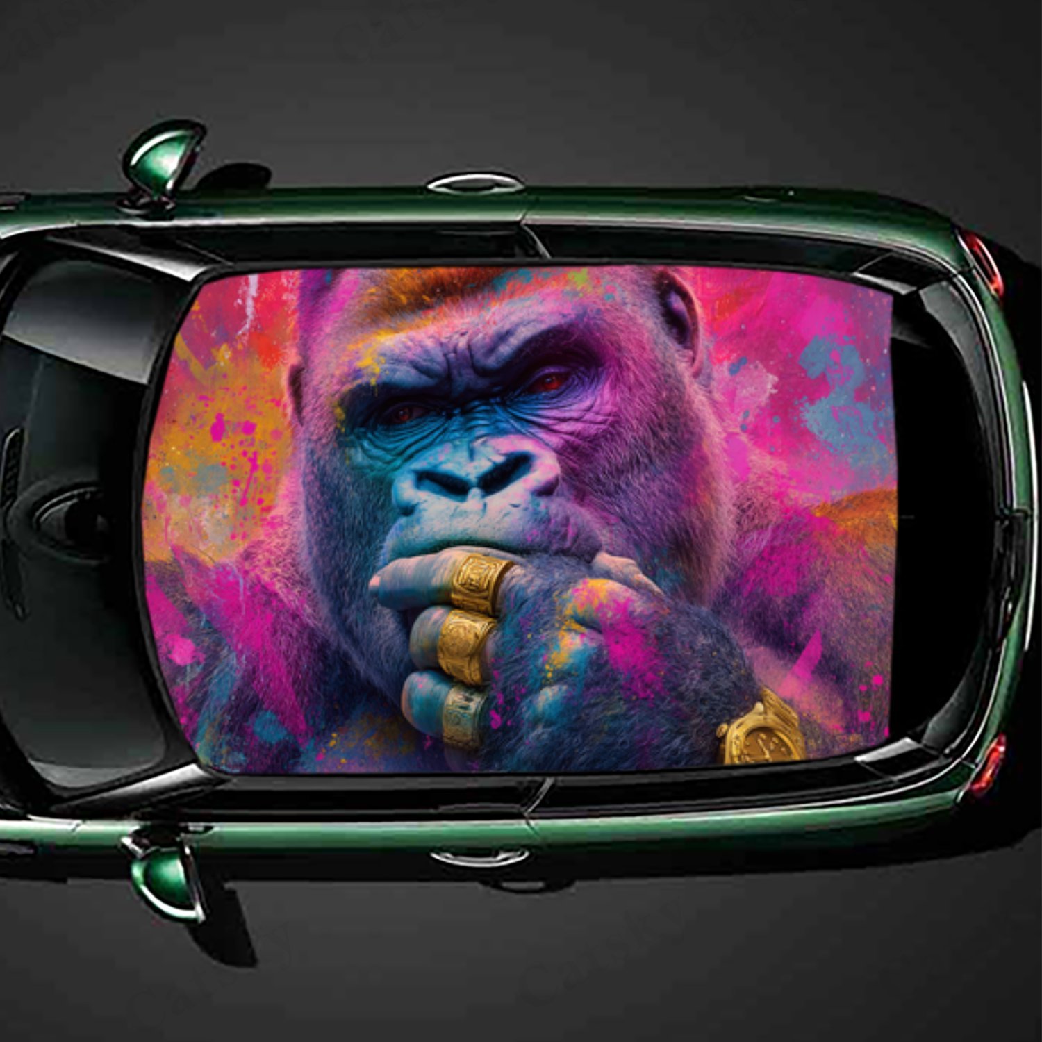 Fashionable Street Art Chimp M – обзор и цена Street Fashion Pose