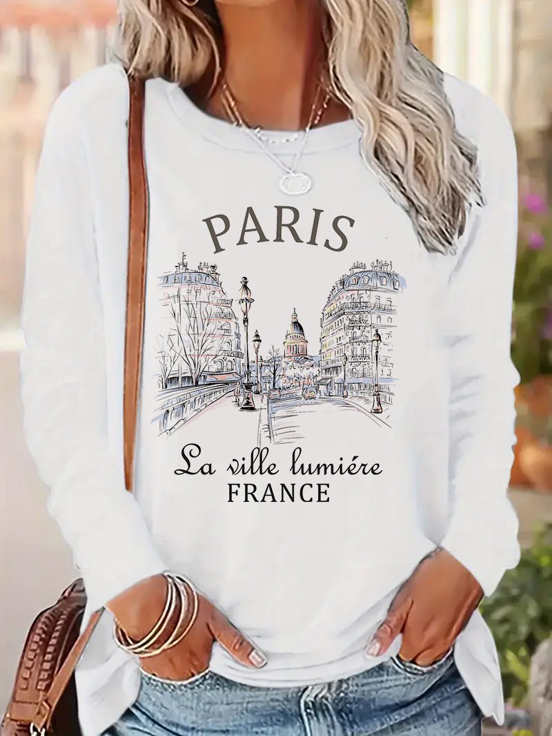 2025 Fashion Paris Letter Prin – обзор и цена Street Fashion Paris 2025