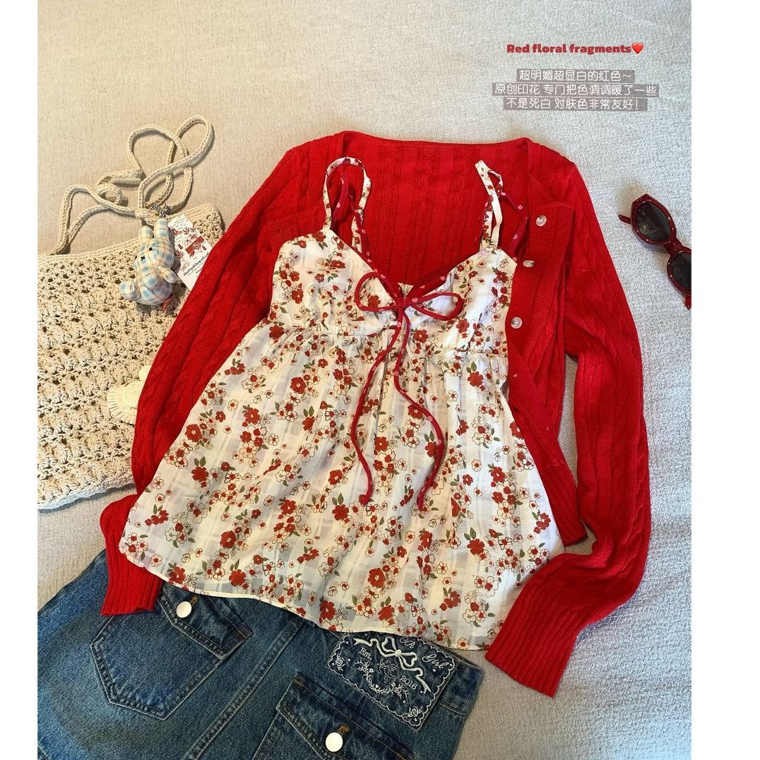 Sweet Floral Sling Y2k Punk Vi – обзор и цена Street Fashion In Korea