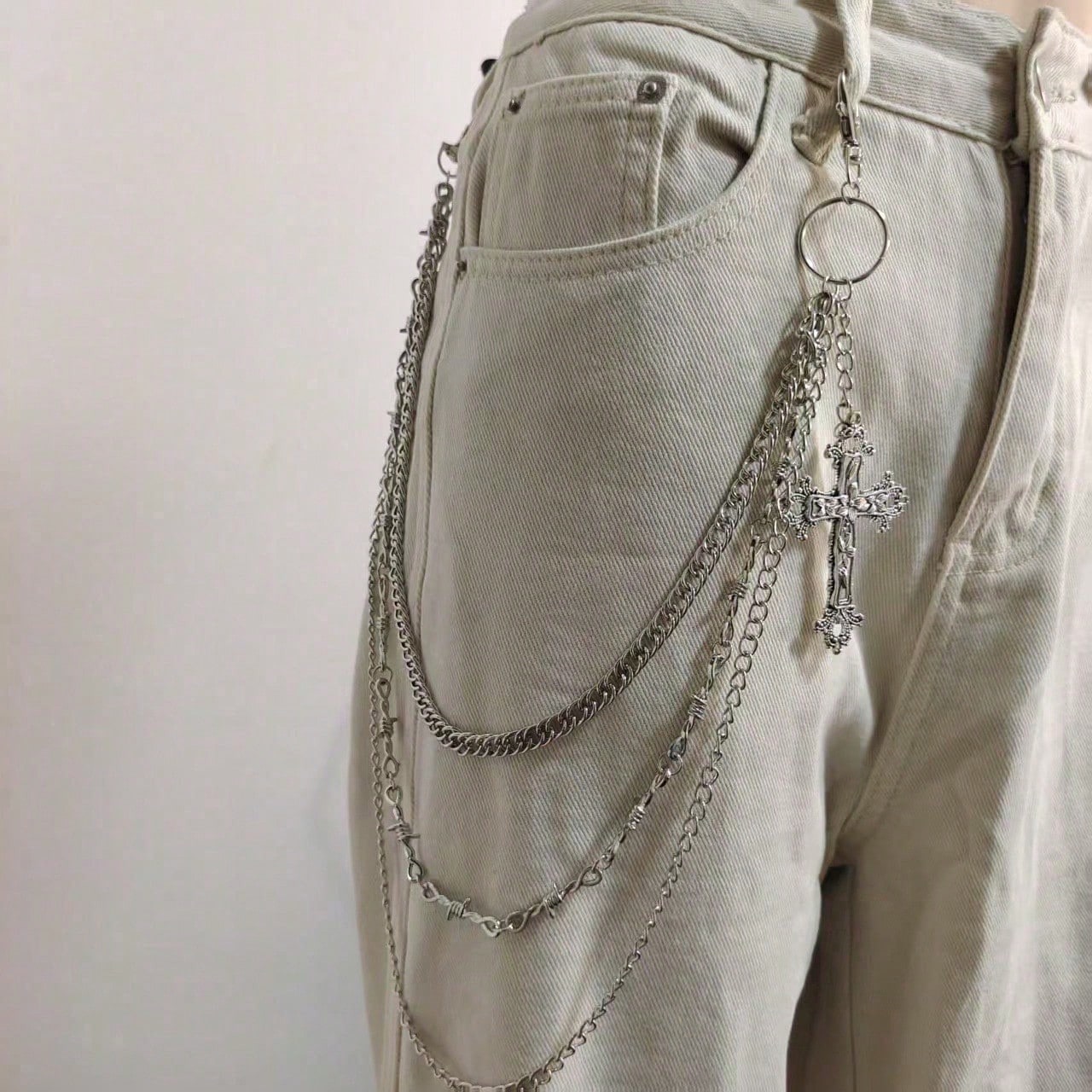 1PC street personality trend l – обзор и цена Street Fashion Jewelry