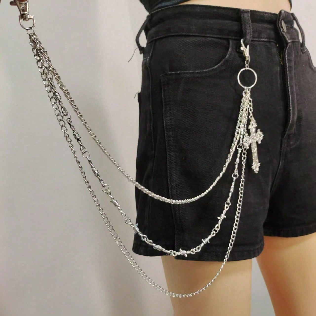 1PC street personality trend l – обзор и цена Street Fashion Jewelry