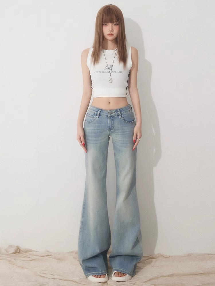 Slim Fit Simple Flared Jeans f – обзор и цена Street Fashion England
