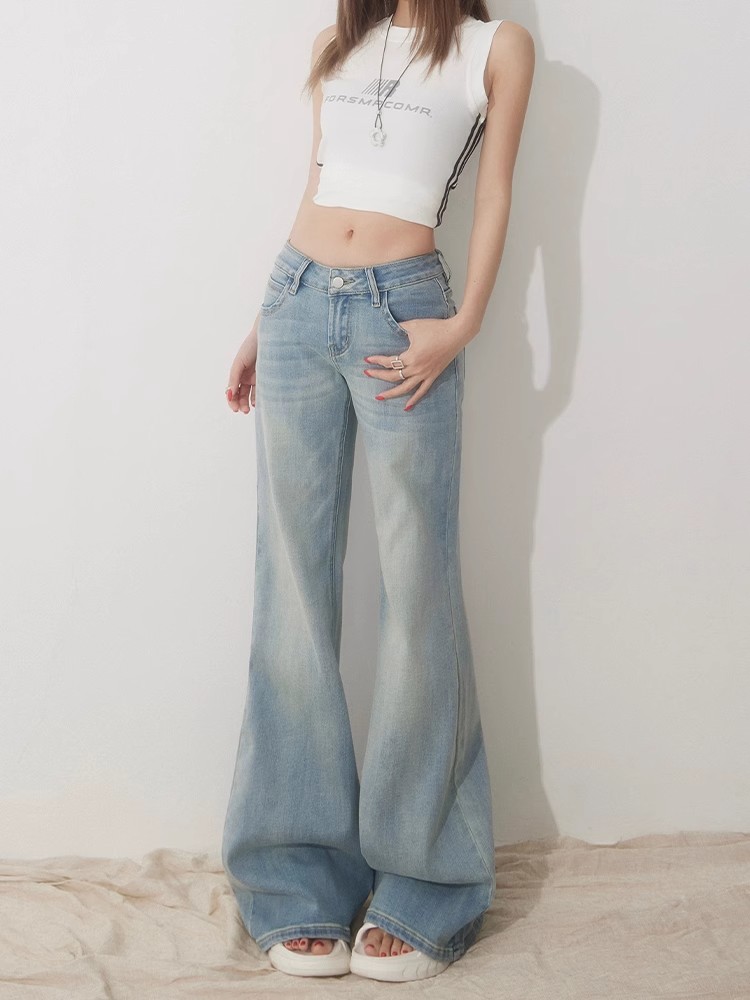 Slim Fit Simple Flared Jeans f – обзор и цена Street Fashion England