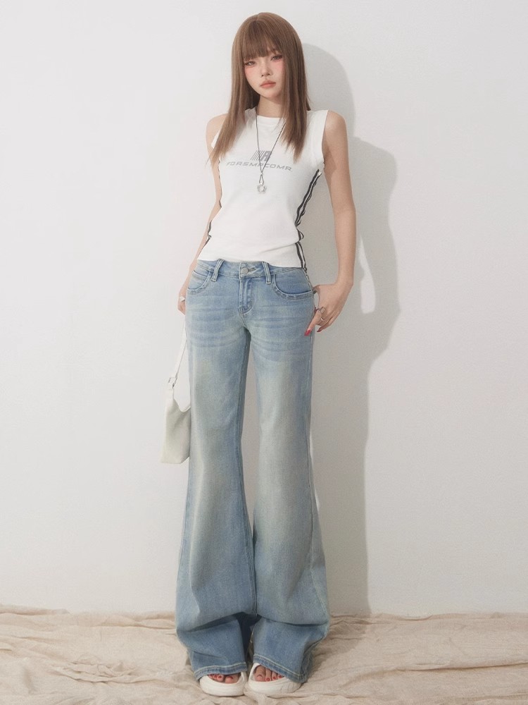 Slim Fit Simple Flared Jeans f – обзор и цена Street Fashion England
