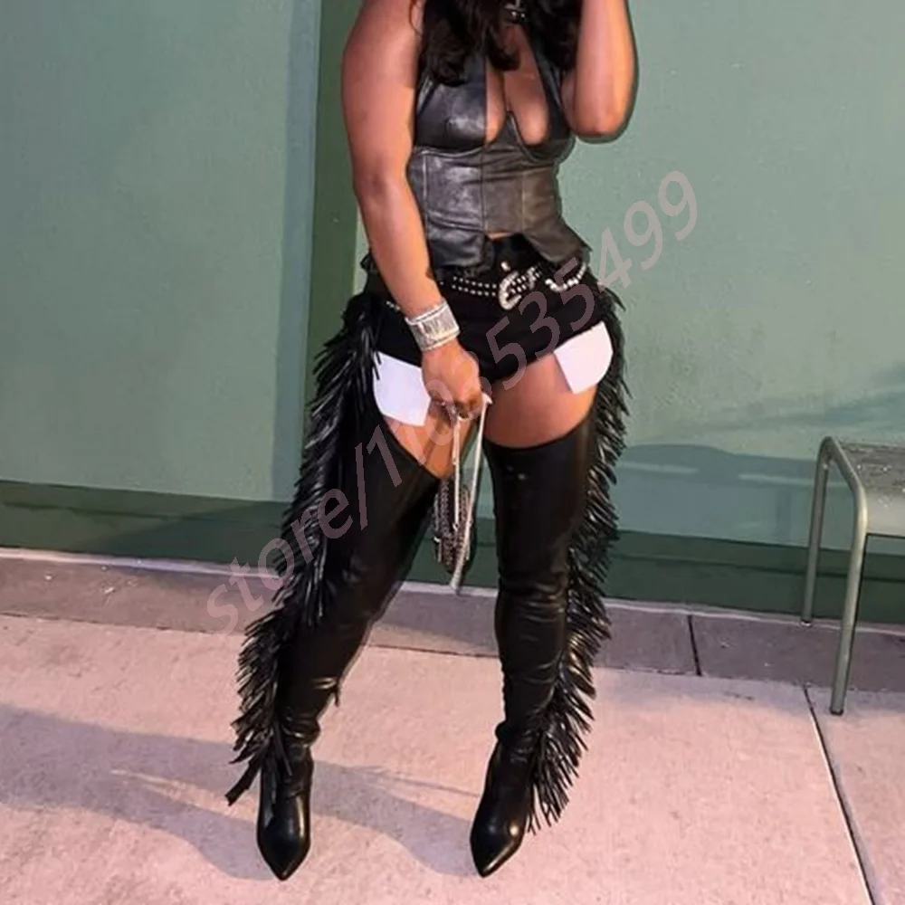 Sexy Ladies Black Fringed Wais – обзор и цена Street Fashion Lady