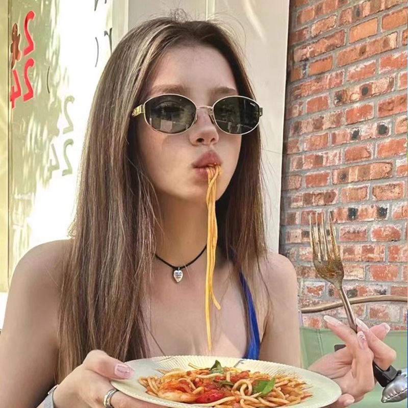 Korea New Oval Alloy Sunglasse – обзор и цена Street Fashion In Korea
