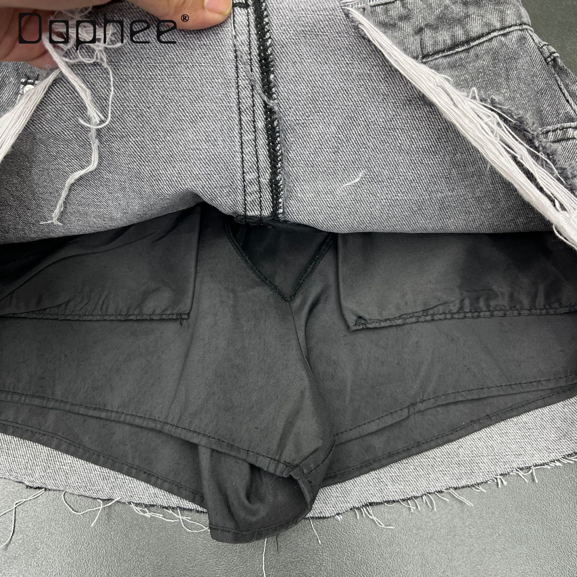 Street Retro Rough-edged Denim – обзор и цена Street Fashion In Korea