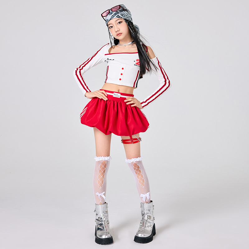 Girls Hip Hop Clothes White To – обзор и цена Street Fashion Kpop
