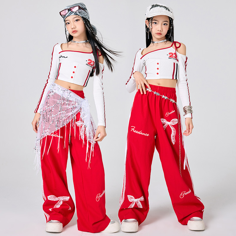 Girls Hip Hop Clothes White To – обзор и цена Street Fashion Kpop