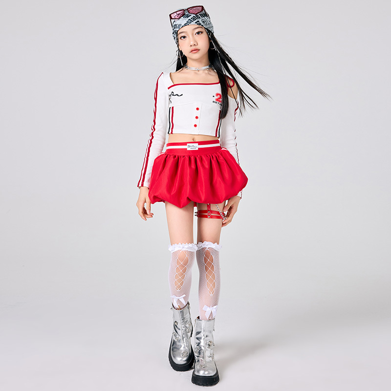 Girls Hip Hop Clothes White To – обзор и цена Street Fashion Kpop