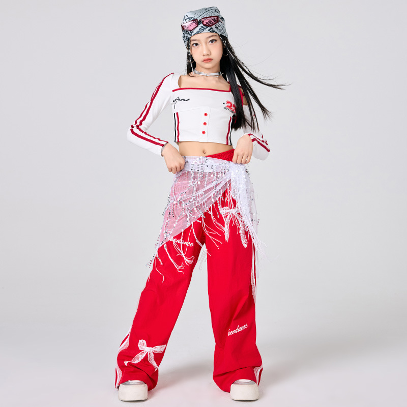 Girls Hip Hop Clothes White To – обзор и цена Street Fashion Kpop