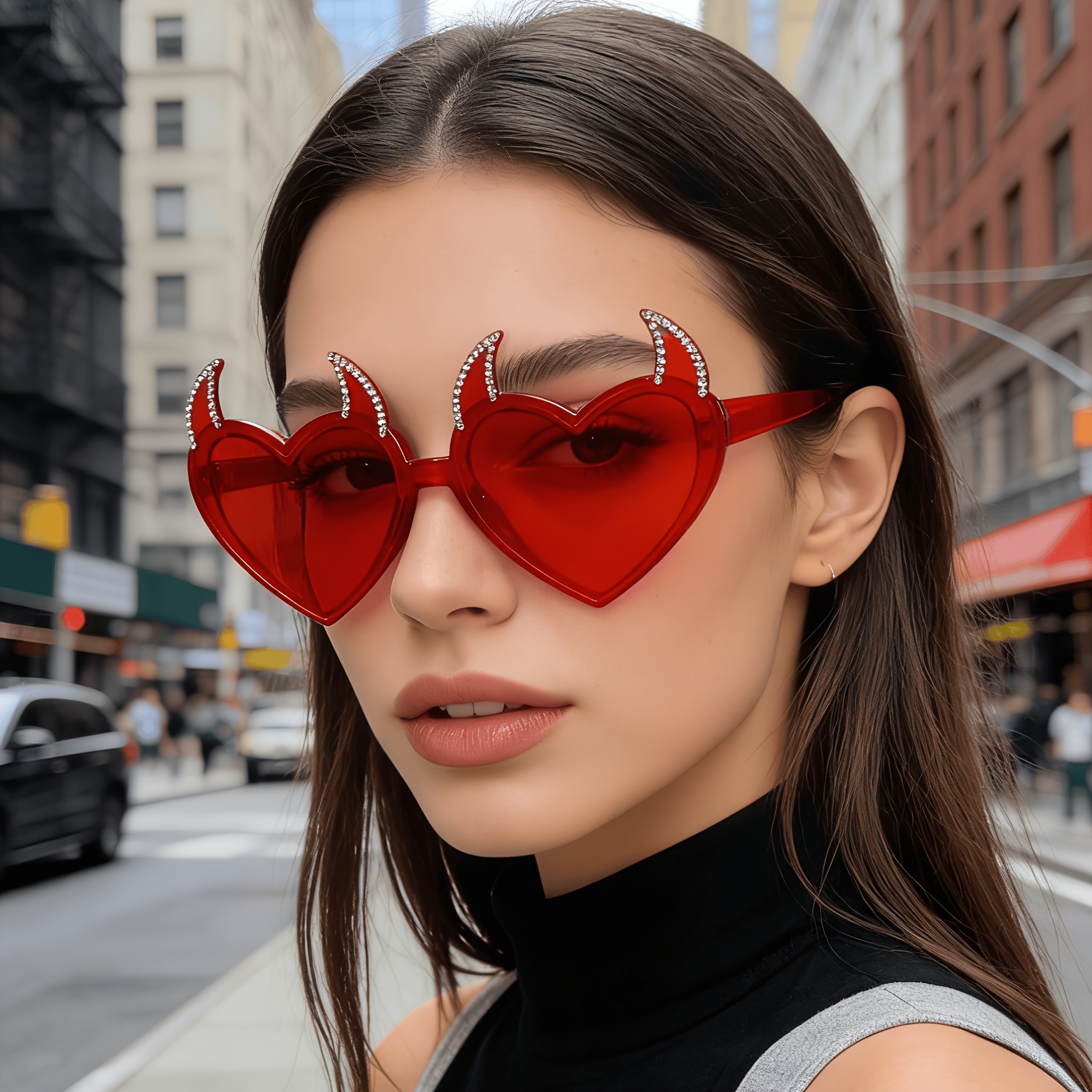 1pc, Women'S Glasses, Stylish  – обзор и цена Street Fashion Theme