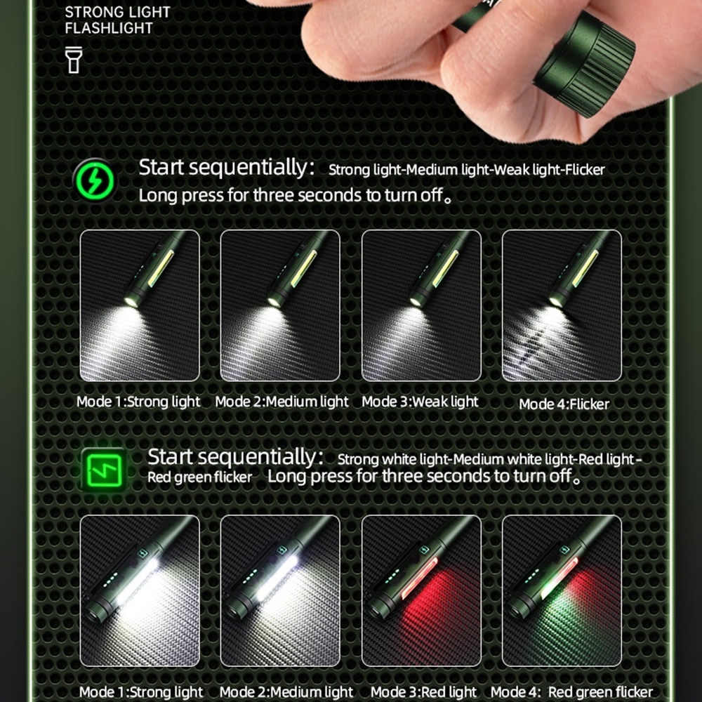 2-in-1 COB Pen Work Light LED  – обзор и цена Street Fashion Blog