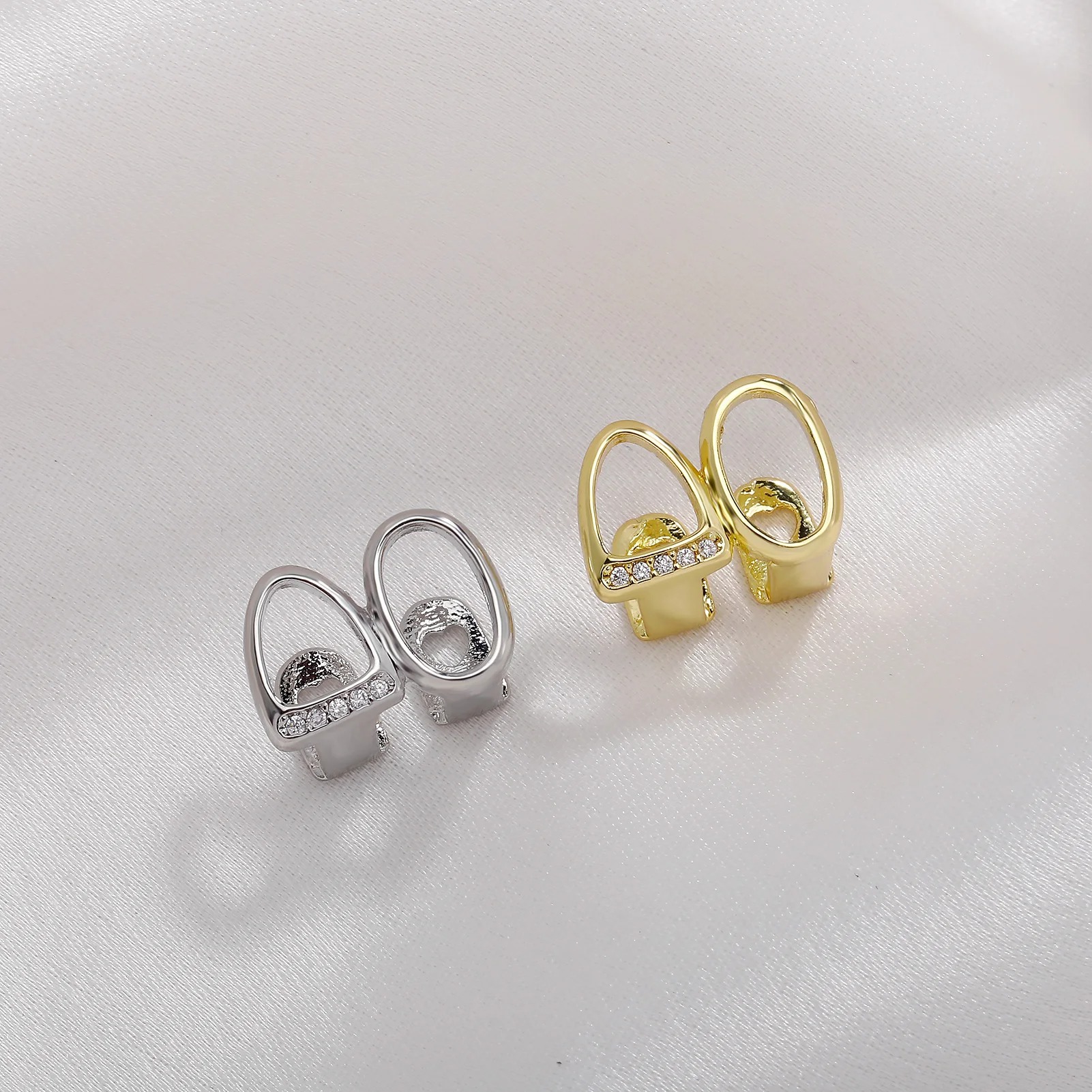 Iced Out Zircon Double Hollow  – обзор и цена Street Fashion Jewelry
