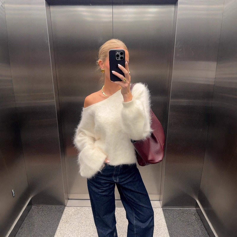2025 Women Solid Off Shoulder  – обзор и цена Street Fashion England